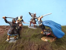 Conte collectables 54mm VIK002/013 Normans & Vikings 4 figs  2003 MIB oop
