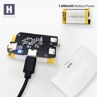 Hispeedido USB-C 1.800mAh Battery Pack inkl. Akku Deckel für Game Boy Advance...