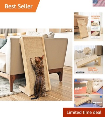 Durable Cat Sisal Scratching Pad Ramp with Catnip   Indoor Use for All Breeds
