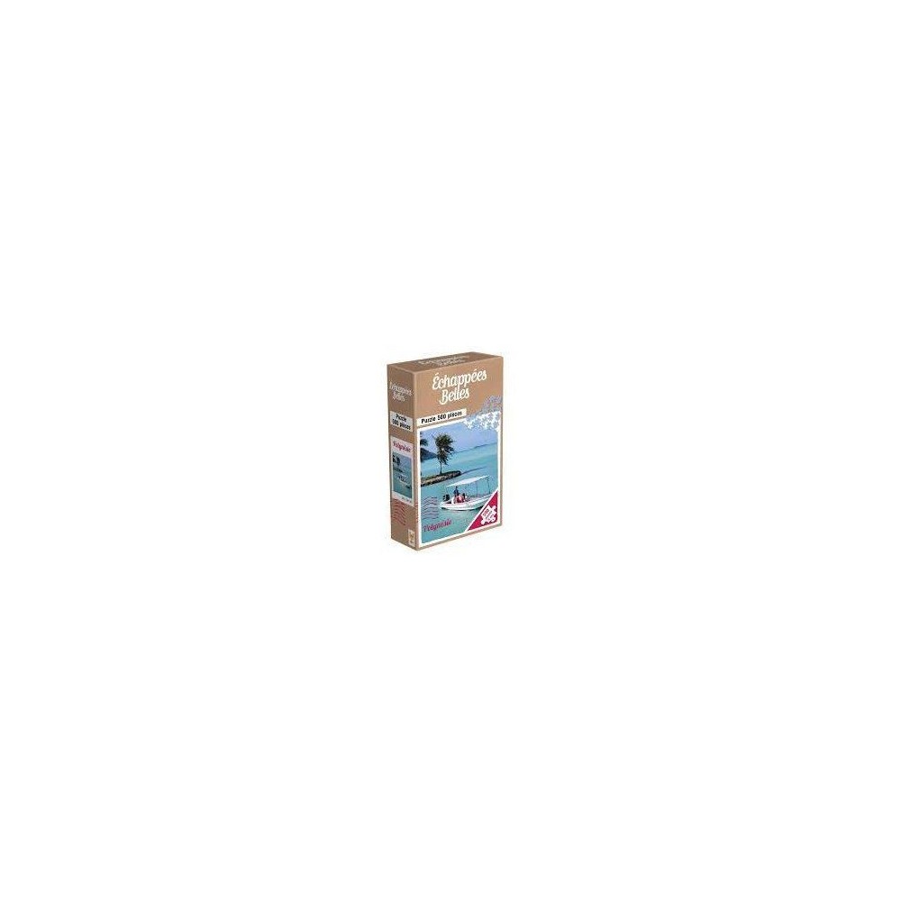Puzzle 500 pièces Echappées Belles Polynésie TOPI GAMES pour ados et adultes