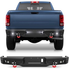 Rear Bumper W Led Lights Sensor Holes For Dodge Ram 25003500 Hd 2012-2017 Rear Bumper W Led Lights Sensor Holes For Dodge Ram 25003500 Hd 2012-2017
