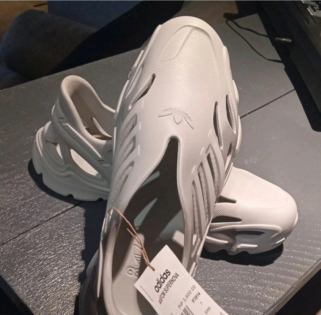 Ballerine Adidas Originals Sprnva con tacco grosso in grigio taglia 6 UK *prezzo consigliato £ 65!