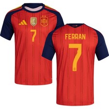 Spain 2026 World Cup Champions Custom Stitched, V02