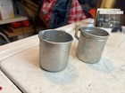 2 Antique Aluminum Measuring Cups — photo 2