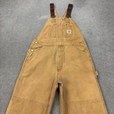 Carhartt Latzhose Erwachsene 34x30 hellbraun ...