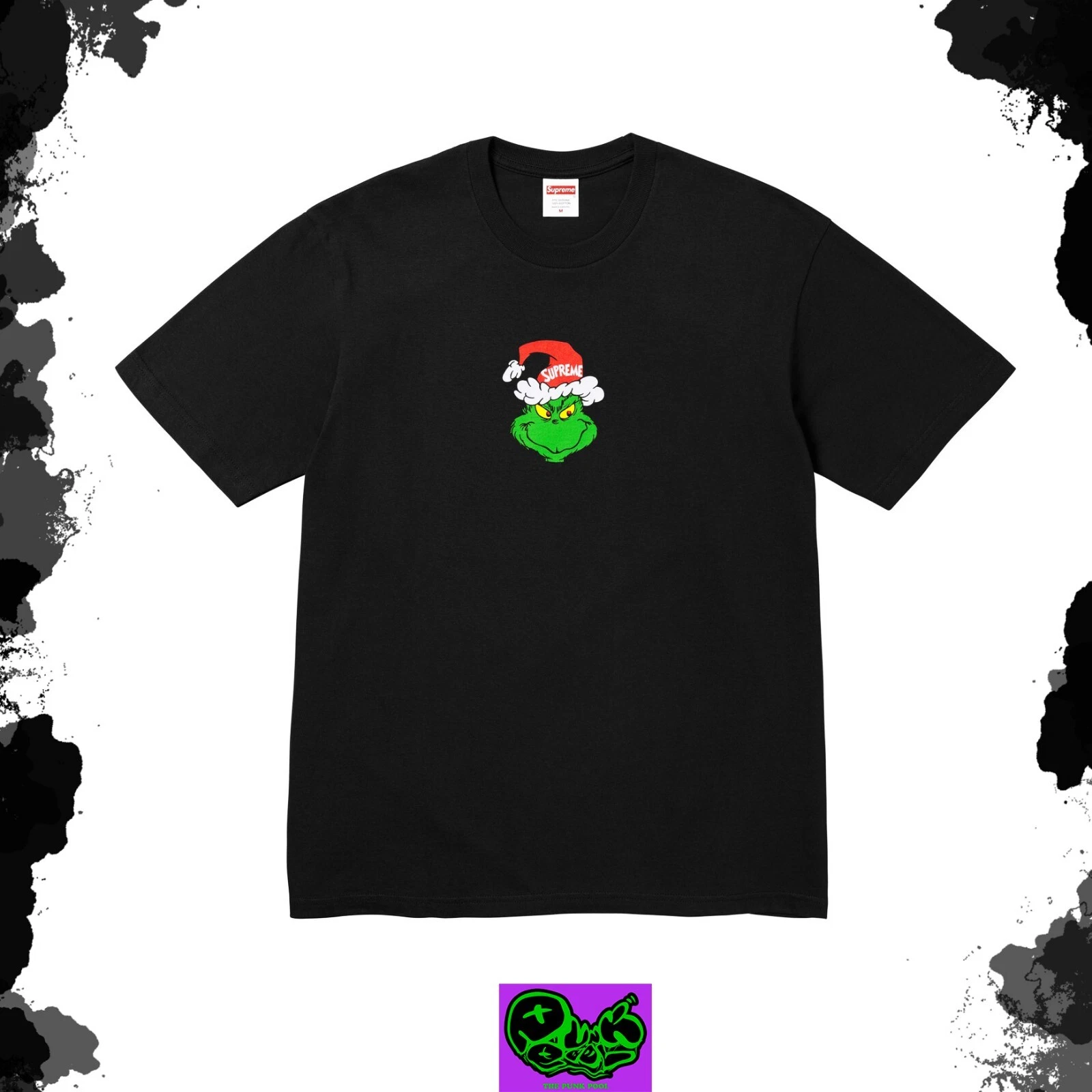Tee shirt noir Supreme Grinch taille L FW24 neuf