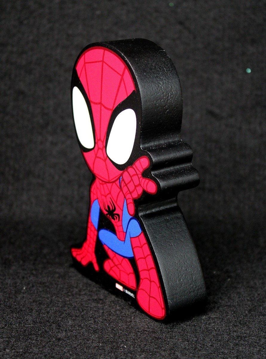 Spider-Man スパイダーマン　木製ボード　ヴィンテージ Marvel Spider-Man SPIDEY Wooden Tabletop, Shelf, Wall Decor - BNWT