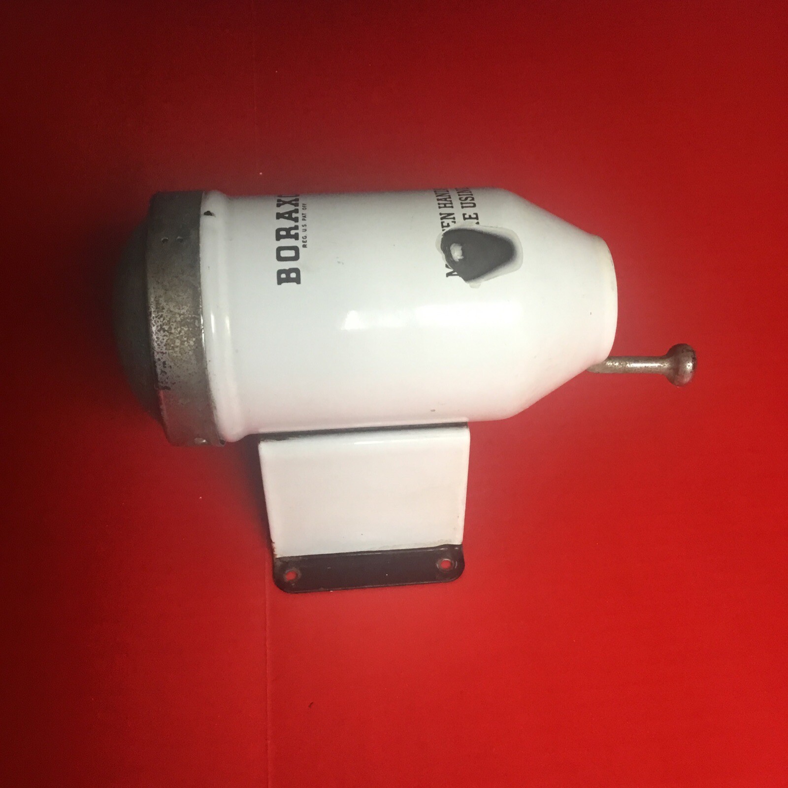 BORAXO POWDERED HAND SOAP DISPENSER, VINTAGE PORCELAIN eBay