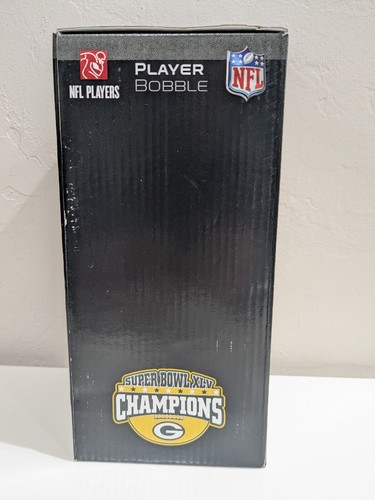 NIB BJ Raji Green Bay Packers Super Bowl XLV Ring Base FOCO Bobblehead - Picture 4 of 8