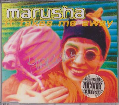 MARUSHA It Takes Me Away CD 1994 Signiert Dance Rave Classic * RARE