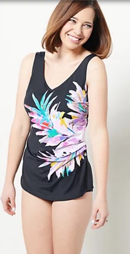 Kim Gravel X Swimsuit For All Sarong front One-Piece Suit Maui