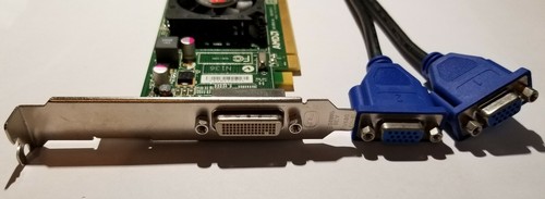 AMD Radeon HD 6350 5450 Dual Monitor Display Windows 10 VGA DVI HDMI Video Card - Picture 2 of 34