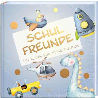 Freundebuch Jungen Schulfreunde Jungs Ein Album für meine Freunde  + BONUS