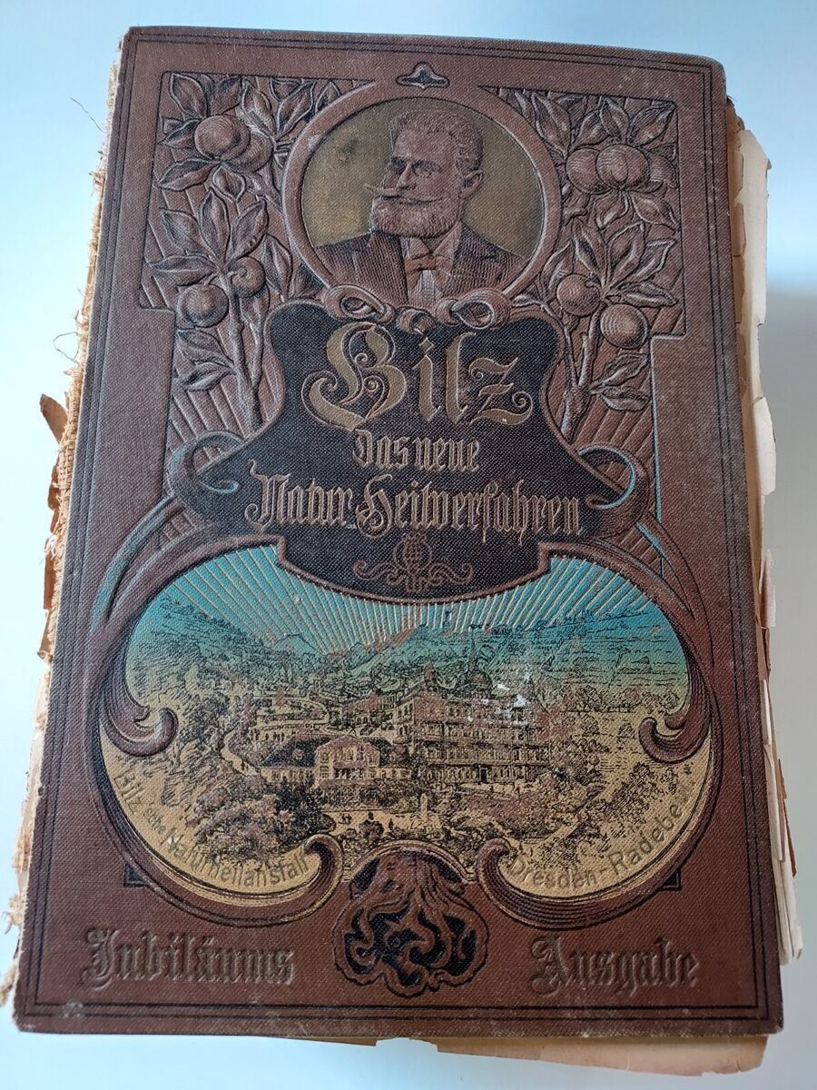 Bilz Natural Healing Process German Medical Book Old Bilz Natural Healing Process German Medical Book Old