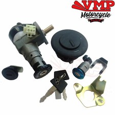 Longjia LJ50QT-K Speedforce Scooter Lock Key Ignition Barrel Set Genuine Part 