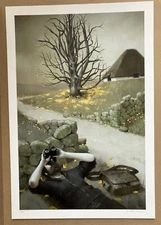 Jonathan VINER Anchor Point SIGNED PRINT giclee 68.8 * 41 cm