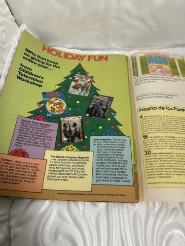 Sesame Street Magazine December1983/January1984 A Visit To A Museum - Foto 4 di 21