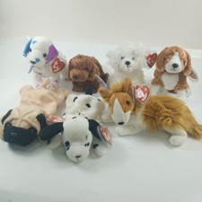 Lot of 7 Ty Beanie Babies Dogs