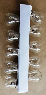 #ad 10 pcs #1157 1034 Clear Bulb DUAL ELEMENT TAIL amp; BRAKE LIGHT BULBS OEM QUALITY $8.98