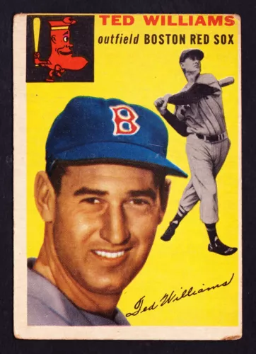 1954 TOPPS #250 TED WILLIAMS RED SOX