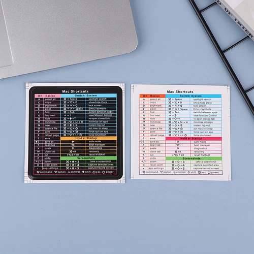 2Pcs Reference Keyboard Shortcut Sticker Adhesive For Windows Laptop Sticker _fl