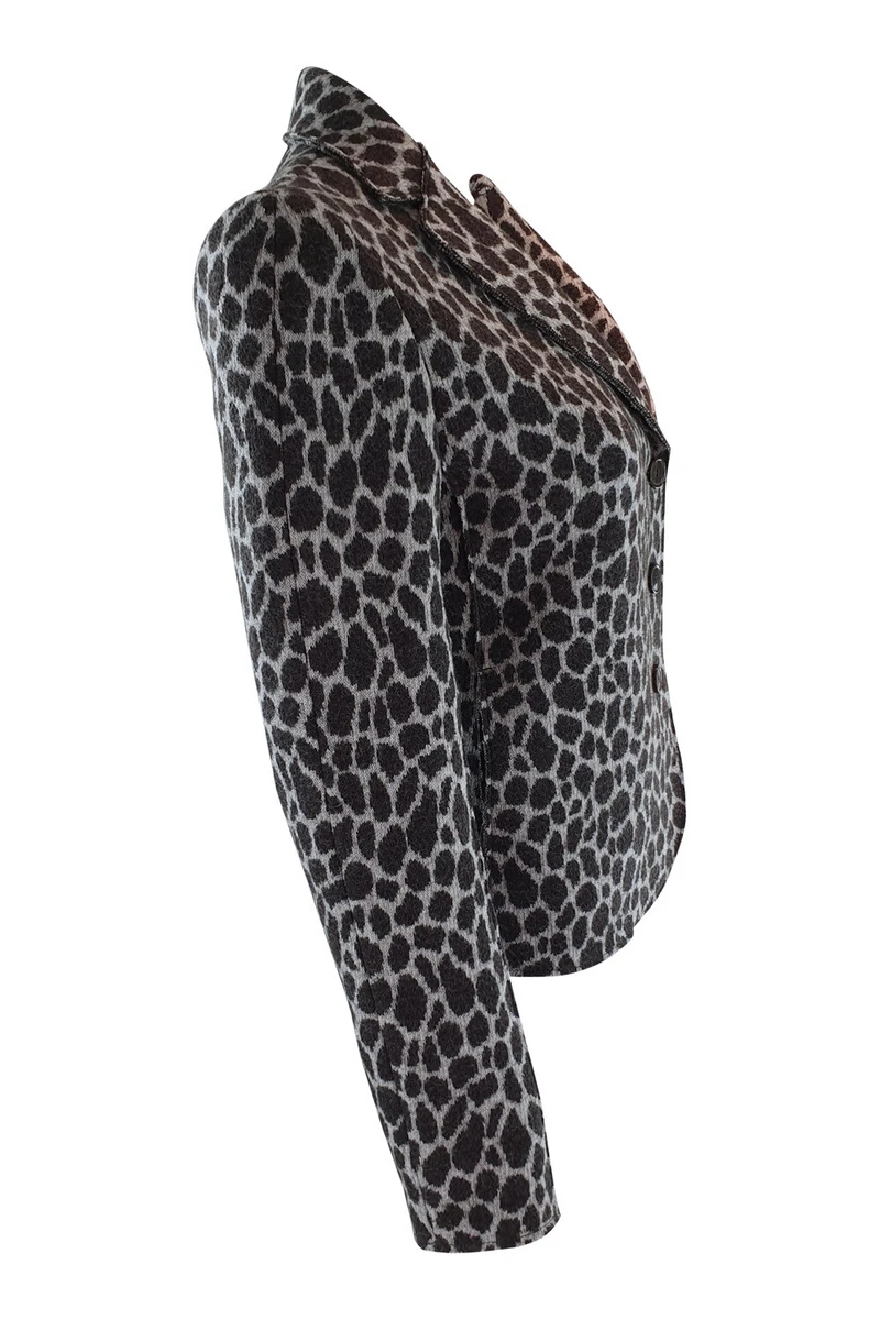 Max mara weekend leopard coat sale