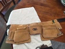 CLC Custom Leathercraft I427X Suede Leather Work Apron Leather Hammer Loops