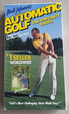 Bob Manns Automatic Golf The Specialty Shots VHS Movie 2000