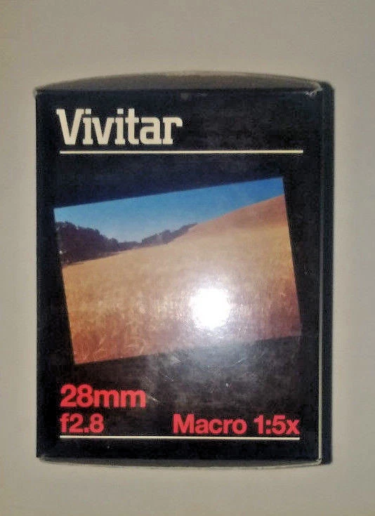 Vivitar 28mm/f2.8 Interchangeable Macro 1.5x Lens for Minolta (BRAND NEW!) - Image 2 of 4