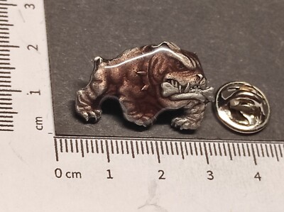 PIN/Anstecker BULLDOG, Bulldoge, Dog, Hund (Vintage 90er) Siskiyou, Zinn