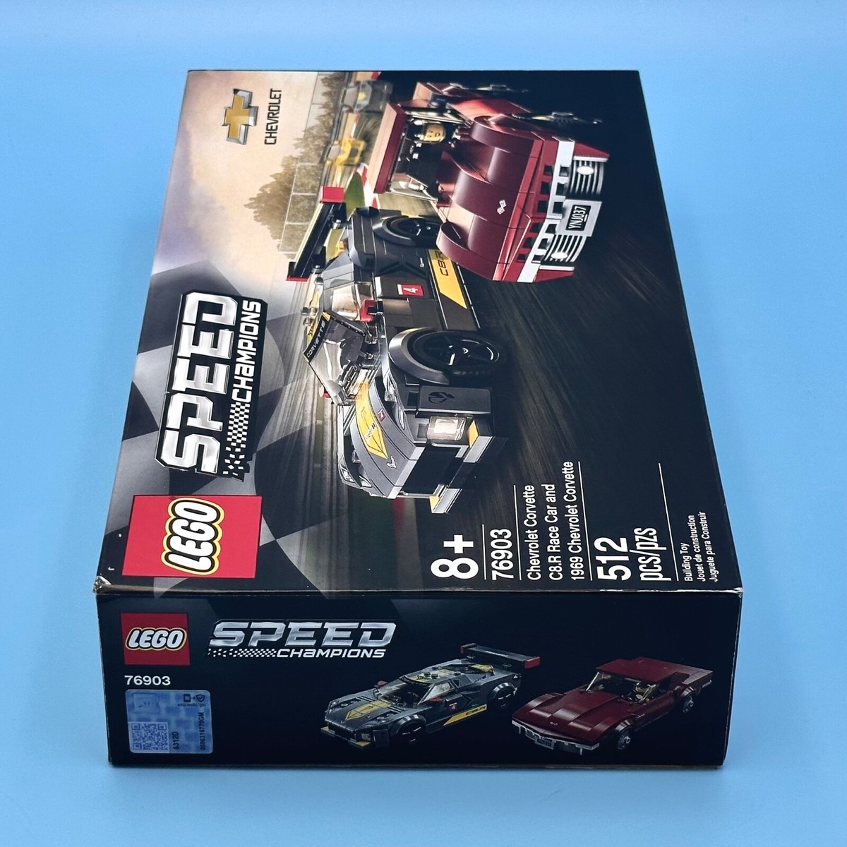 LEGO Speed Champions Chevrolet Corvette C8.R Race Car and