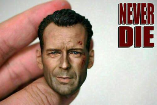 1/6th Star Bruce Willis  Head Sculpt Battle Damage Ver For 12in Male Figure Doll - Picture 1 of 6
