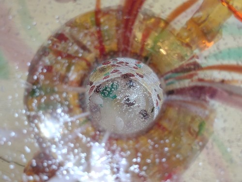 Vintage Murano Italien Venezianisches italienisches Kunstglas verrührt Ende des Tages VASE 11" - Bild 20 von 20