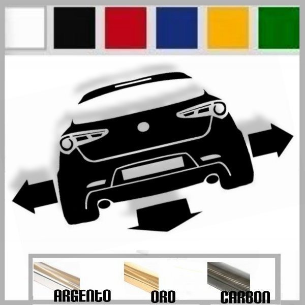 Autocollant Tuning RENAULT 5 GT Turbo - Sticker Prés-spacé Pour Voiture, Neuf, Marque Ritrama