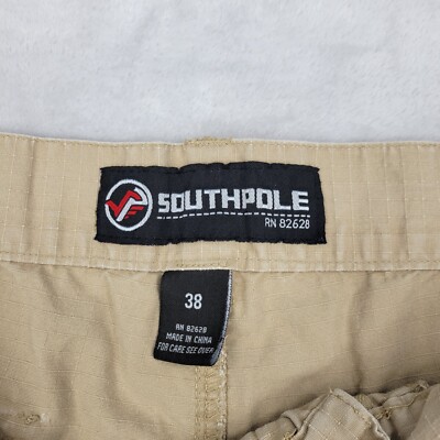 パンツ Y2K SOUTHPOLE Baggy Cargo Shorts 38 cboy Southpole Cargo Shorts Men 38 Vintage Baggy Patch 90s Y2K Ripstop