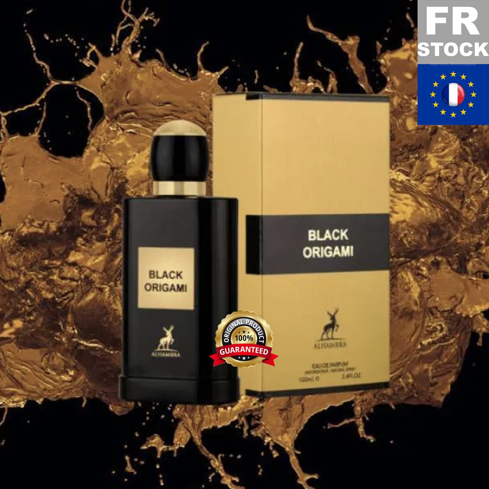 Eau de parfum Black Origami Alhambra 100ml solution parfum qui dure - 2