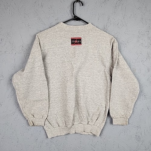 Vintage Nike Air Jordan Sweatshirt Boys Large L Gray Crewneck Flight Graphic USA - Picture 12 of 15