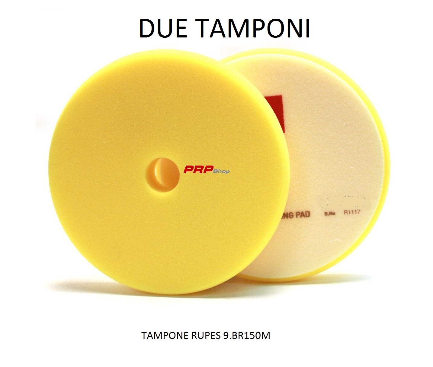 Rupes 9.BR150M 150mm Giallo Fine - Tamponi Originali Made in Italy