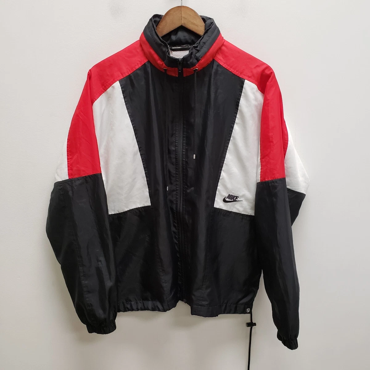 Nike Archives Mens Reissue 1989 Windbreaker Jacket Size S Black