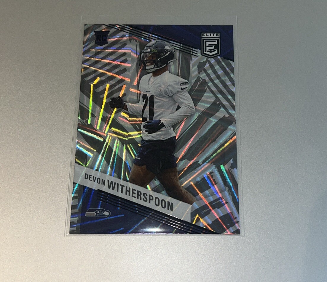 2023 Donruss Elite Devon Witherspoon Razzle Dazzle RC #133 CASE HIT Seahawks
