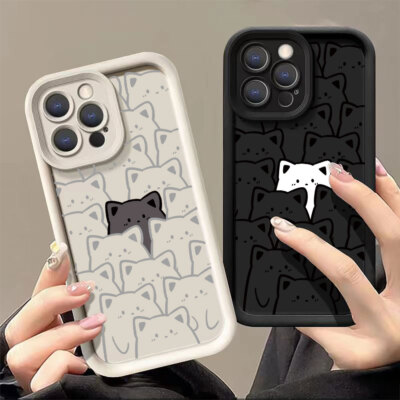 For OPPO Crowd Cat Case Cool Soft Silicone ShockProof Phone Back Cover Lovely
