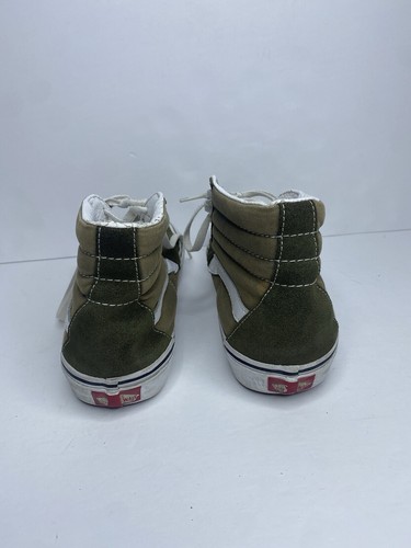 Vans Hi Sk8 Pro High Top Green Olive Mens/8 Women/9.5 Lace Up Shoe - Picture 5 of 10