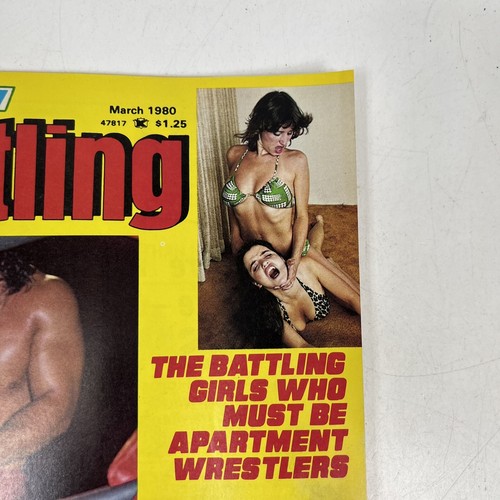 Sports Review Wrestling March 1980 Rick Steamboat Cover With Apartment Wrestling - Imagen 2 de 5