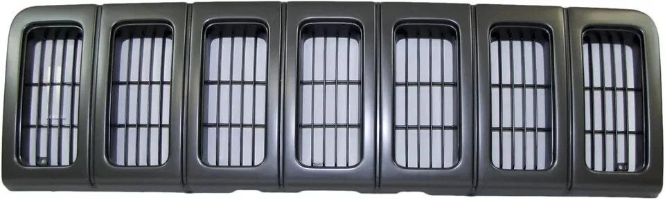 New Grille Assembly Black Made Of Plastic For 1996 1997 1998 Jeep Grand Cherokee Foto 4 de 4