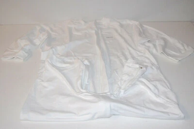 BEHREND Someda pflegeoverall Pflegeanzug Shorty Beinreißverschluss Damen und Herren Weiß