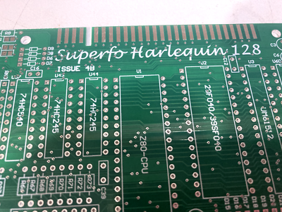 ZX Harlequin 128K Issue 4B- ZX Spectrum 128K (Toastrack) Clone