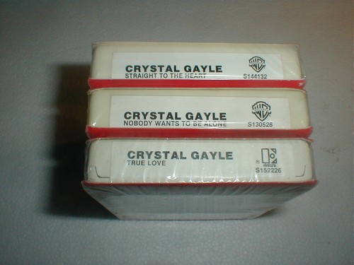 Crystal Gayle TRUE LOVE Nobody 3pc LOT 8 Track Tape SEALED 1980's Female Country - Picture 5 of 8