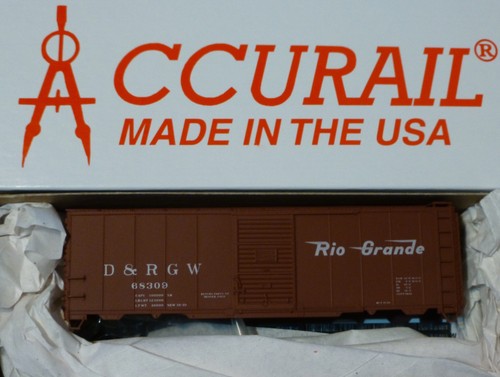 Accurail HO #35391 (Rd #68309) D& RGW (40' DBL. DR. AAR Boxcar) Kit Forma | Zustand: New