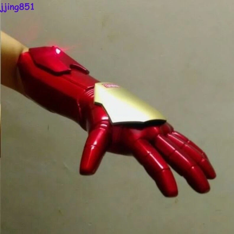 Iron Man JARVIS LED Voz Vengadores Mano Brazo Luz Guantes Largos Juegos con disfraces Accesorios Regalo Foto 4 de 4