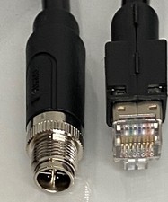 CAB-ETHRJ45-M12-30  Black   M12 to RJ-45 Ethe...